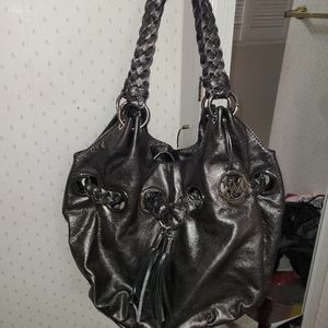 Michael Kors large leather shoulder bag